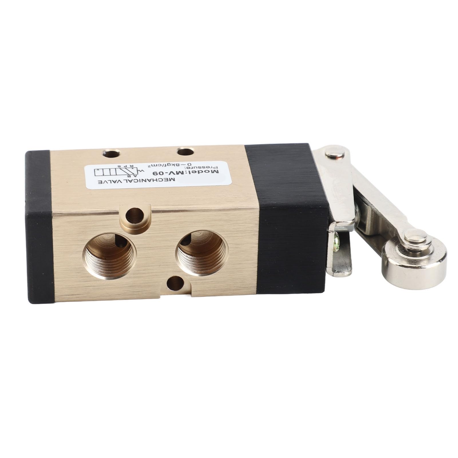 MV-09 Pneumatisches Umkehrventil, 2 Positionen, 5-Wege-Rollenhebel, Mechanisches Ventil, 1/4 Zoll PT
