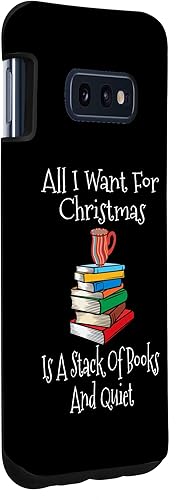 Miniatura 3 de Galaxy S10e All I Want For Christmas Is A Stack Of Books And Quiet Read Case