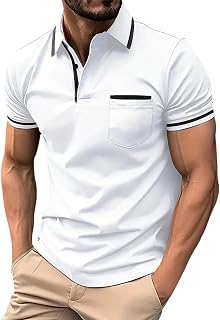 Polo de manga corta para hombre, camiseta de verano, cuello de solapa, camiseta con botones, tallas grandes, camisetas para el tiempo libre, camisetas ligeras
