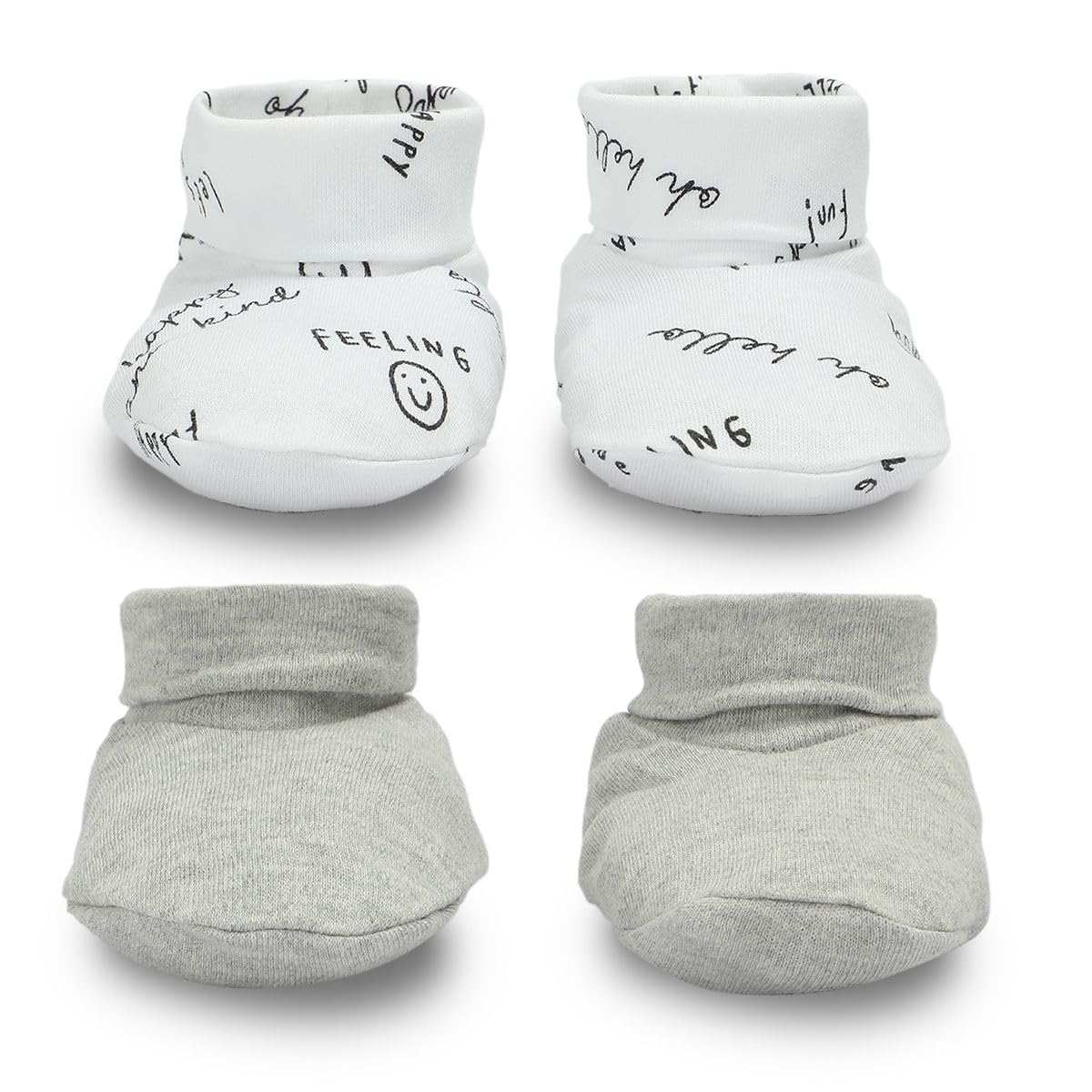 miniklub New Born Multi Color Booties (Pack of 4)-picture-10