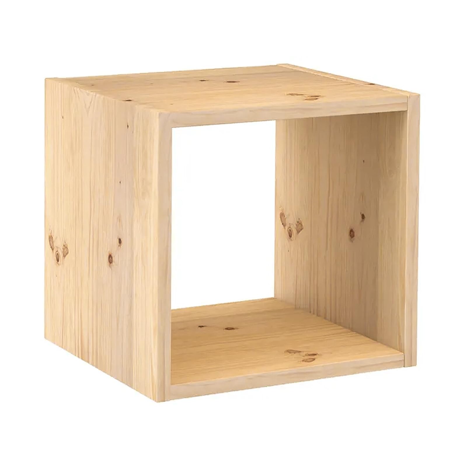 Mondo Viro Libreria componibile in legno Cubo scaffale modulare da muro con vani a giorno (1 vano - cm 36x33 36h)