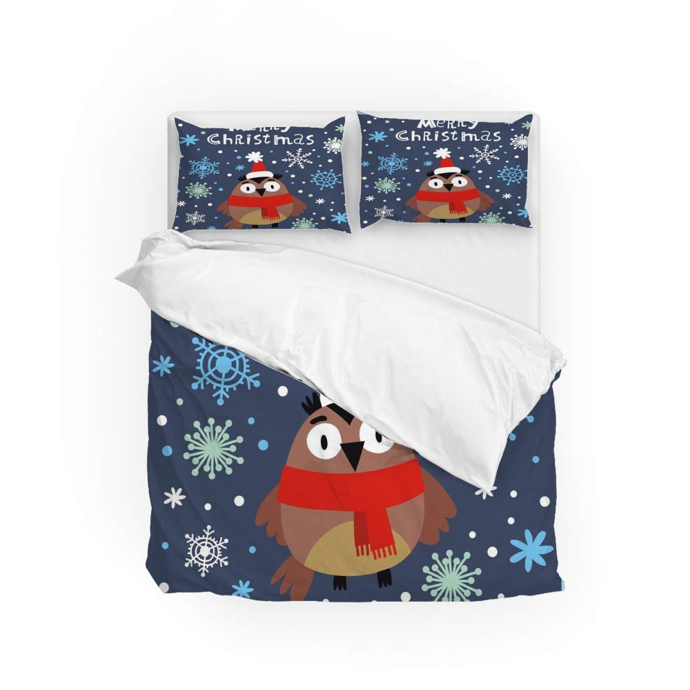 Housse de couette Joyeux Noël pour décorer la chambre à la maison durant les fêtes