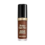Too Faced Born This Way Super Coverage Multi-Use Concealer | Full Coverage, Non-Comedogenic, Oil Free + Long Lasting Concealer | Hyaluronic Acid, Coconut Water + Alpine Rose | 0.45 Fl Oz, Spiced Rum