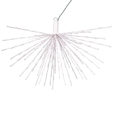 Vickerman 240Lt x 32" White Starburst Pure White 5mm Twinkle LED Lights.