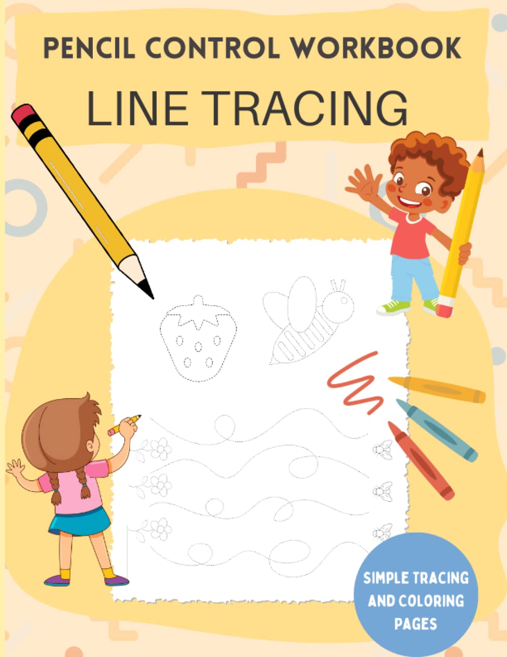 Buy Pencil Control Workbook Line Tracing Simple Tracing and Coloring