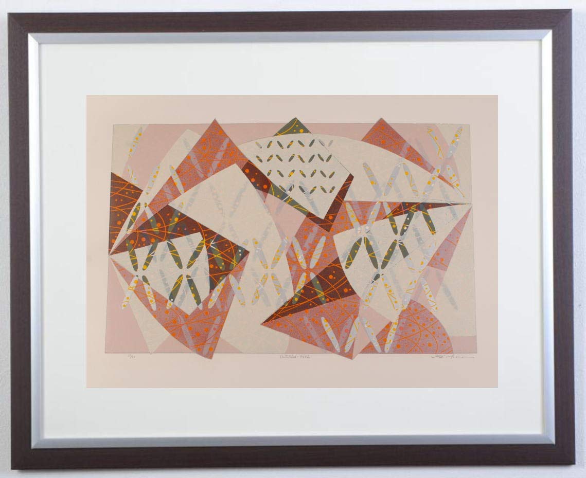 Amazon | 白駒一樹 「Untitled-9402」 抽象画 絵画 モダンアート 