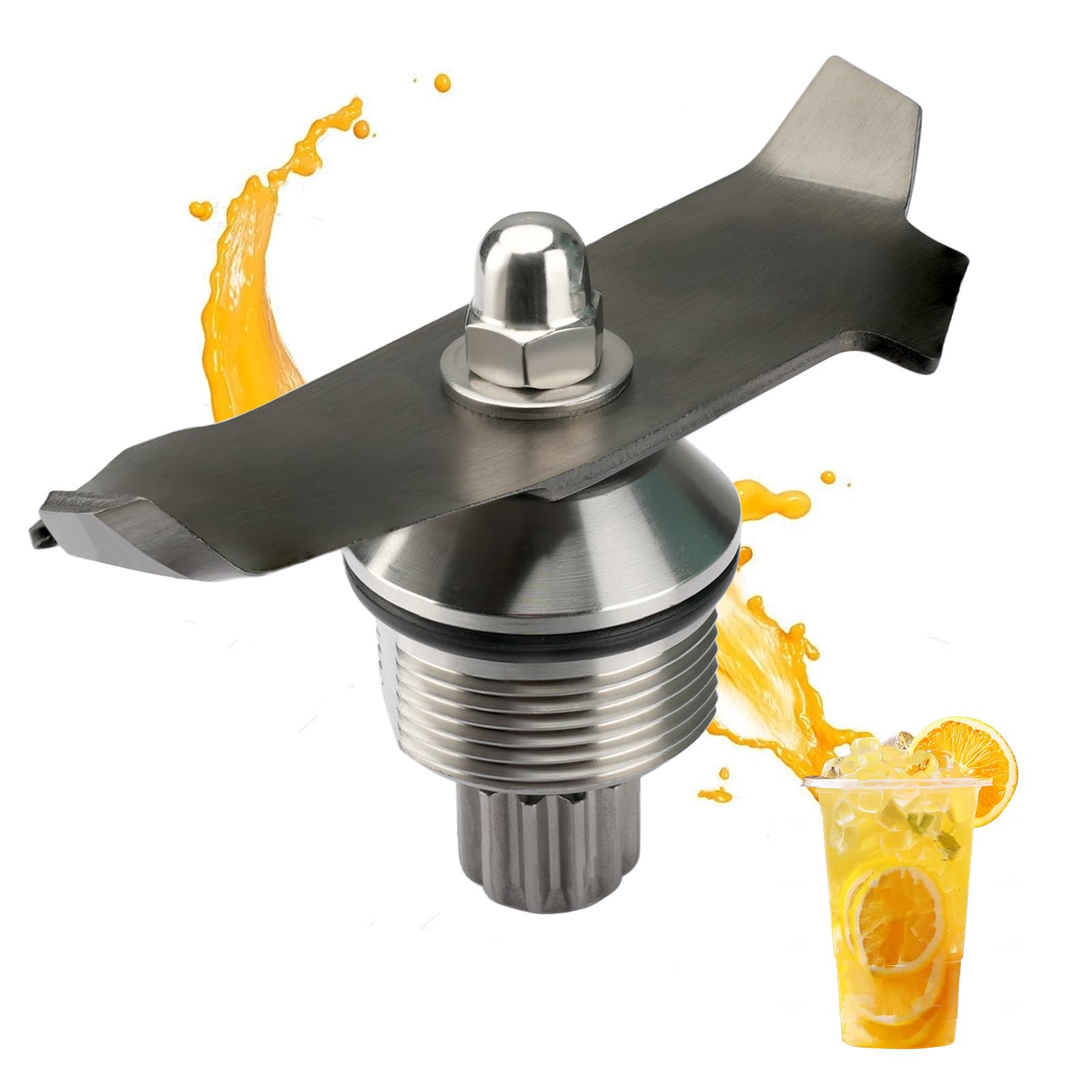 Titanium Coating Advance Blade Assembly Replacement for Vitamix 15990 Quite One Series Barboss Blender Station Drink Machine