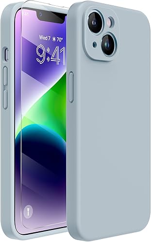 Miniatura 206 de Miracase - Funda diseñada para iPhone 11 con protector de pantalla, funda de goma de silicona líquida, protección total contra caídas y a prueba