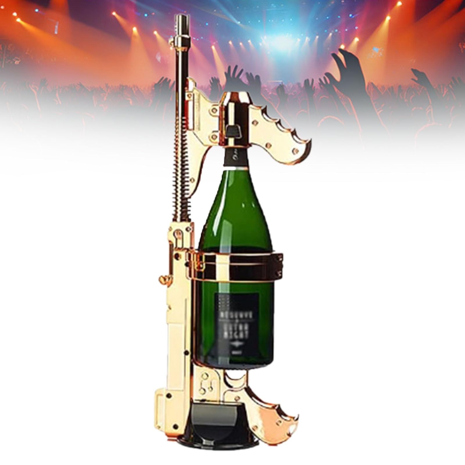 Bouchon de bouteille de champagne multifonction - Longueur réglable - Pour fête et bar