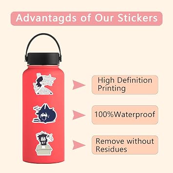 110 Pcs Fundamental Paper Education Stickers for Children Teens Girls Boys,Nordic Style Stickers for Computer,Bicycle,Skateboard,Laptop Water Bottles,Waterproof Vinyl for Wall,Graffiti Sticker