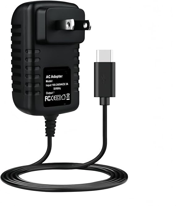 5V USBC Charger for PLANTSIO Ivy Gen 2 AI Smart Plant Pot with Intelligent Planter Robot 2000mAh DC5V 1A 0.9A USB TypeC Replacement Adapter Power Supply Cable Cord