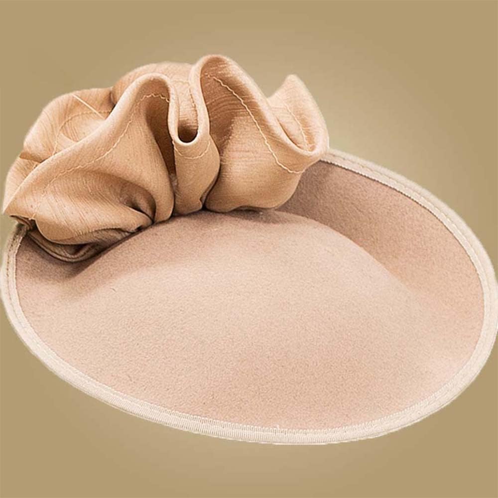 Vintage Pillbox Cap Fascinators Horse Racing Festival Hats for Women Wedding Elegant Church Wool Felt Floppy Fedora - Image 6