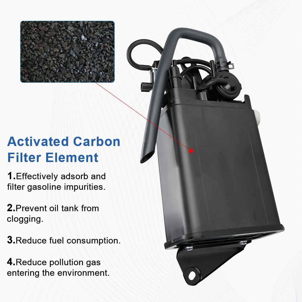 JDMON Vapor Charcoal Canister Replacement for Pontiac Vibe Toyota Corolla Matrix 2003 2004 1.8L L4 Evap Canister Evaporative Emissions Canister Replacement for 911-631 4B11470 CP1630 7774002121