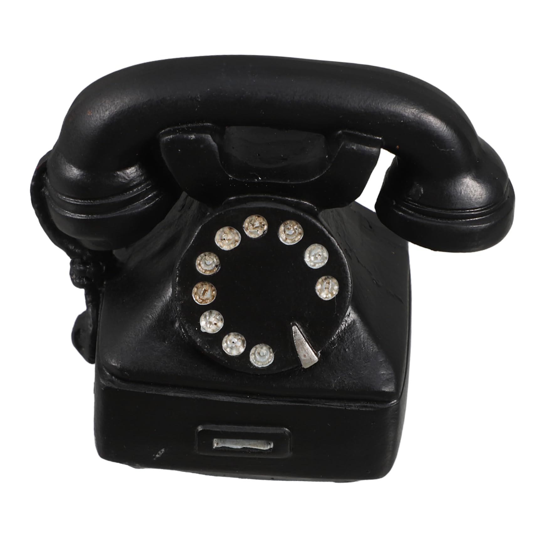 Ciieeo Vintage Telephone Ornament Miniature Retro Phone Model for Home Decor Photography