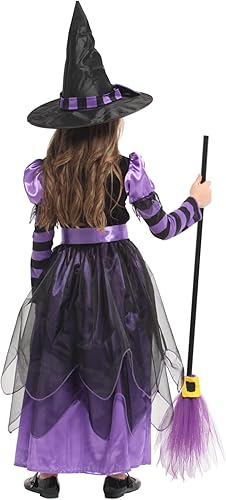 Miniatura 7 de Narecte Halloween Costumes for Girls Halloween Costumes,Witch Costume for Girls Witch Costume,Kids Witch Costume