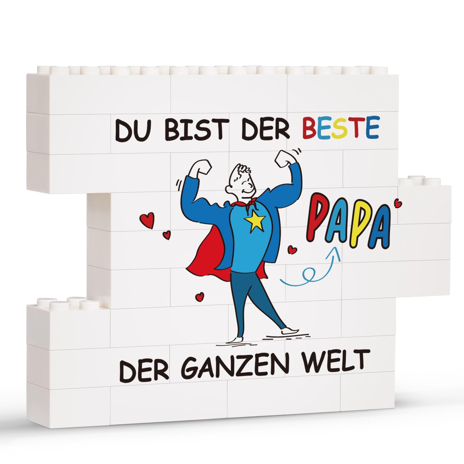SECGOM Vatertagsgeschenke für Papa, Geschenke für Papa von Tochter Sohn, Bester Papas Geschenk zum Vatertag, Geburtstag, Valentinstag, Weihnachten