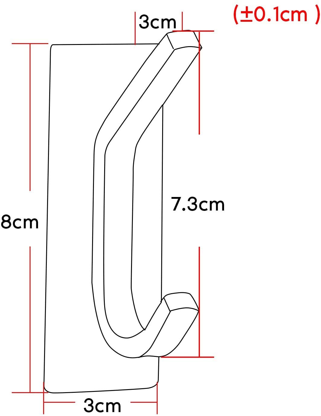 ZUNTO 4 Pezzi Ganci Appendiabiti Adesivi Portasciugamani da Parete Porta Ganci Acciaio Inox Ganci per Bagno e Cucina
