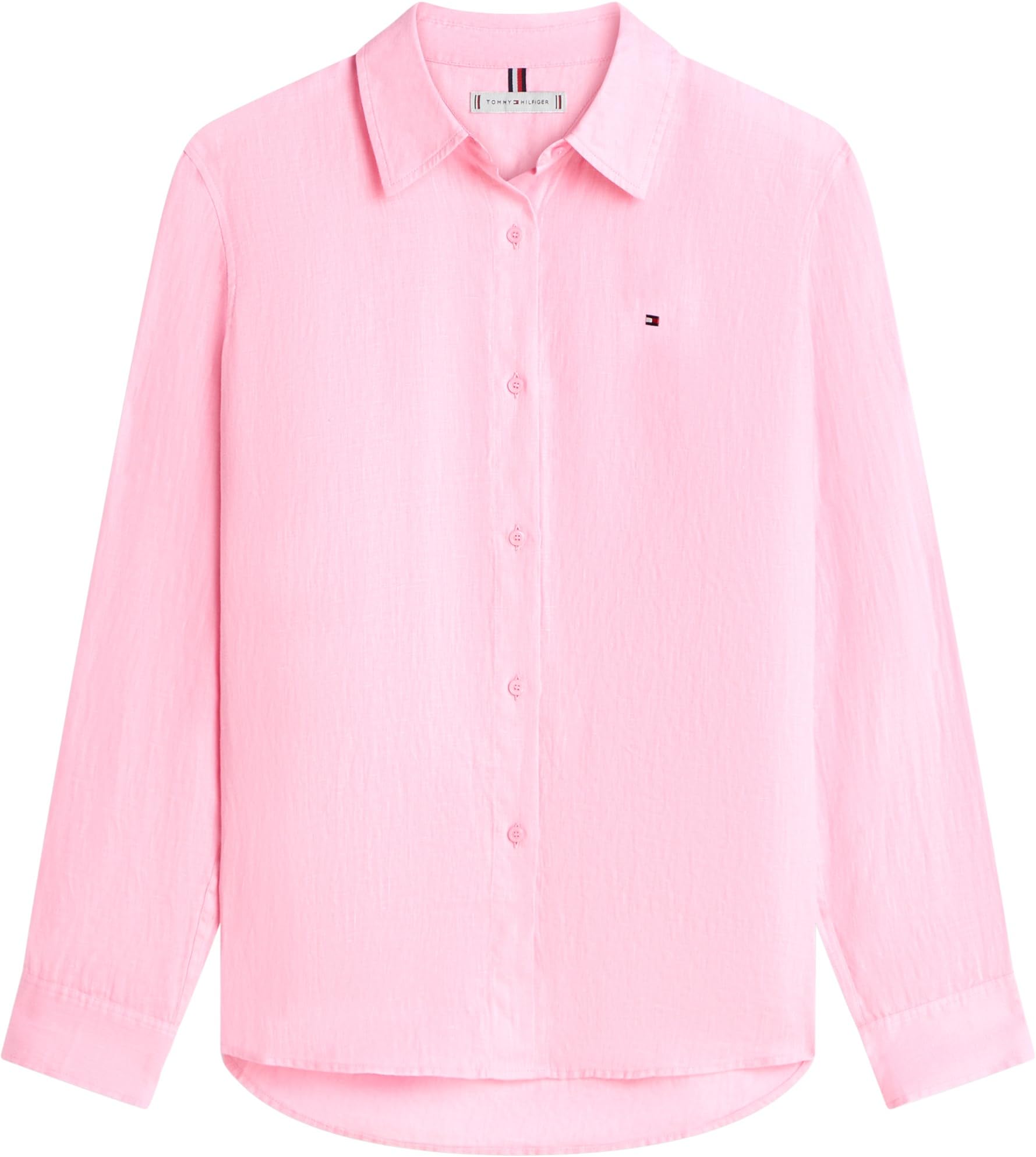 Tommy Hilfiger Ess Linen Relaxed Ls Shirt Ww0ww44679 Chemise L/S Femme (Lot de 1)