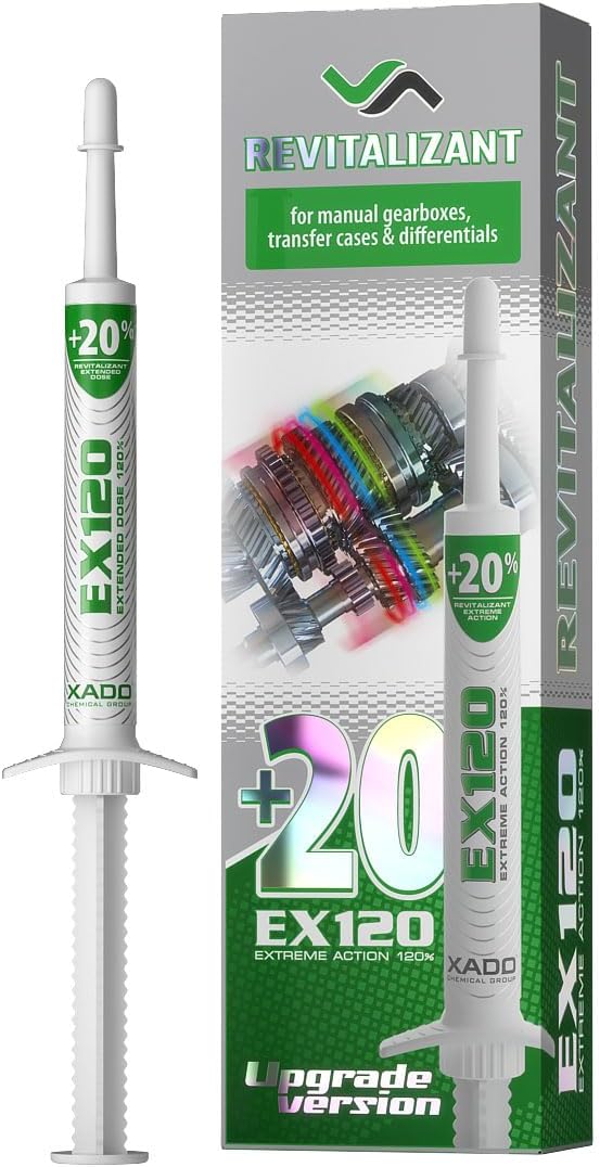 EX120 Manual Transmission Fix - Treatment for Stick Shift Gearboxes, Transfer Cases & Differentials | Friction Modifier Additive - Repairs Sticking, Shudder and Slipping