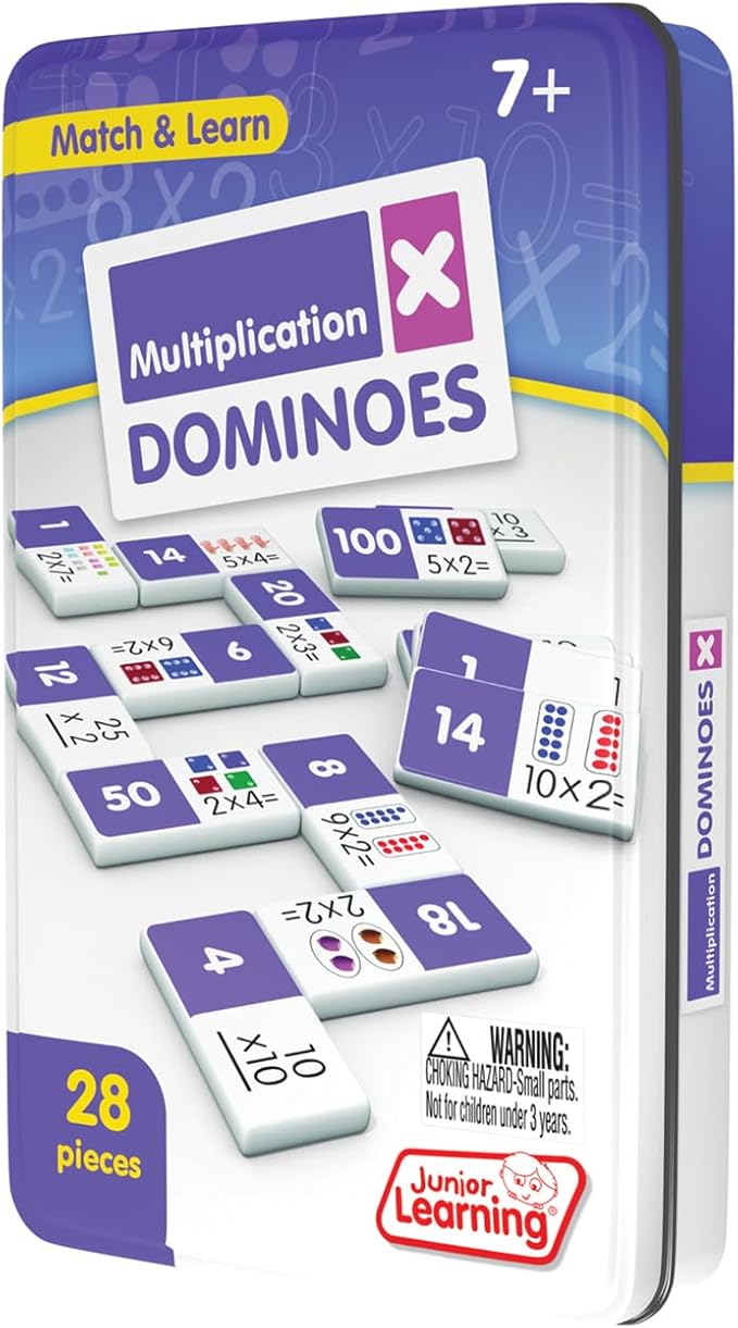 Dominó de Multiplicación Junior Learning, 28 Piezas miniatura 6