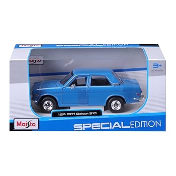 メイスト 1972 Datsun 510 ブルー ダイキャスト　ミニカー メイスト 1972 Datsun 510 ブルー ダイキャスト ミニカー｜Yahoo