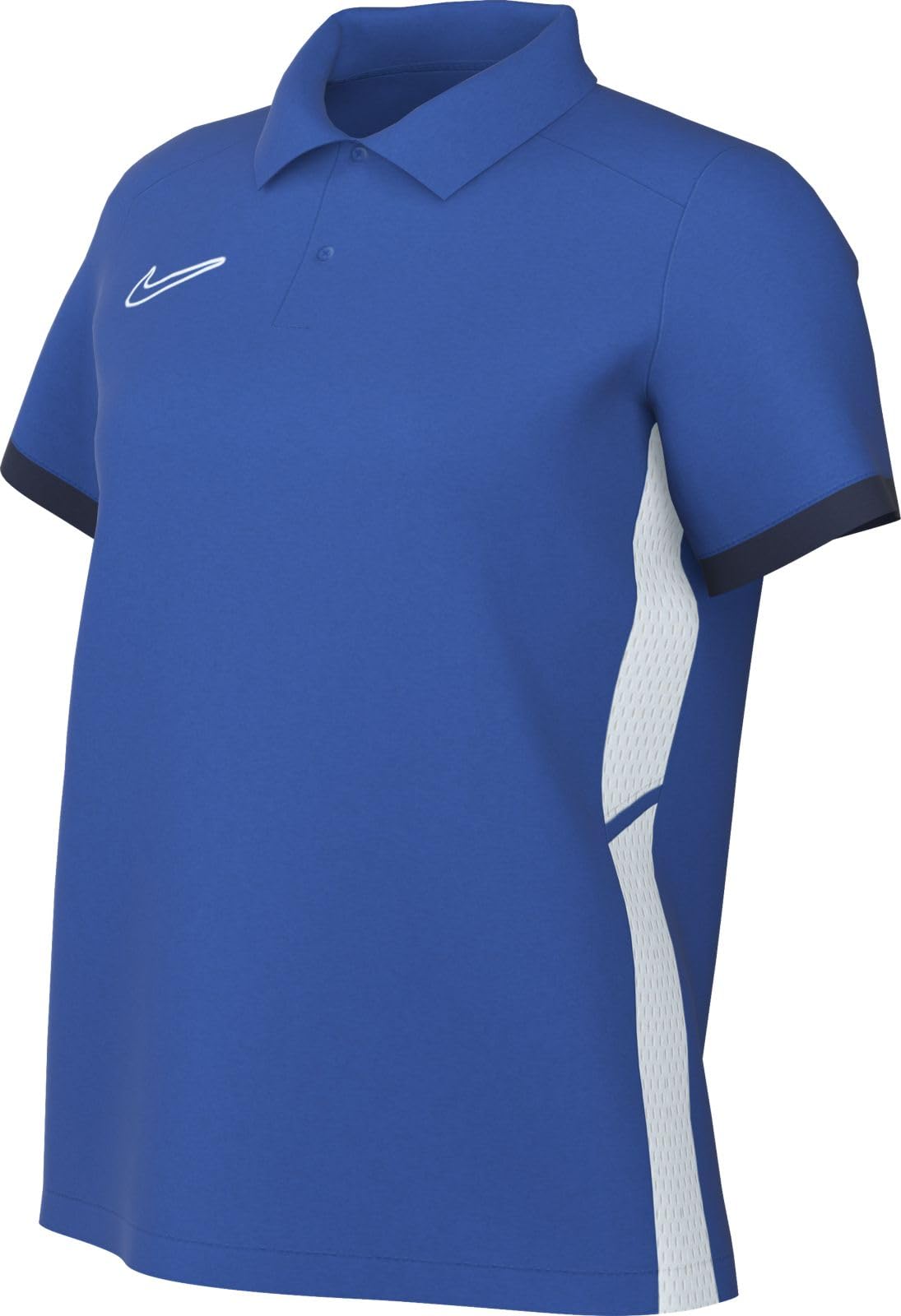 NIKE FZ9761-463 W NK DF ACD25 SS Polo Sweatshirt Women's Royal Blue/Midnight Navy/White/White Size XL