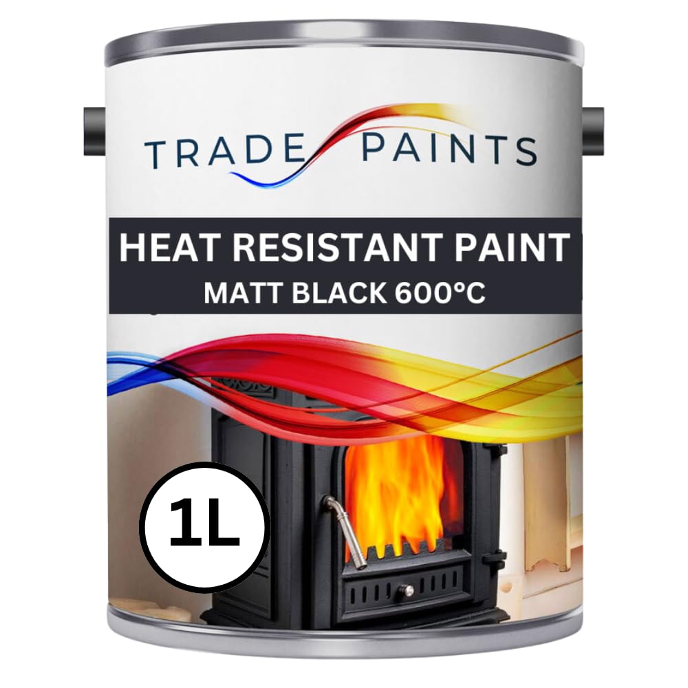 Heat Resistant Paint For Stove Wood Burner Fireplace Enamel Metal