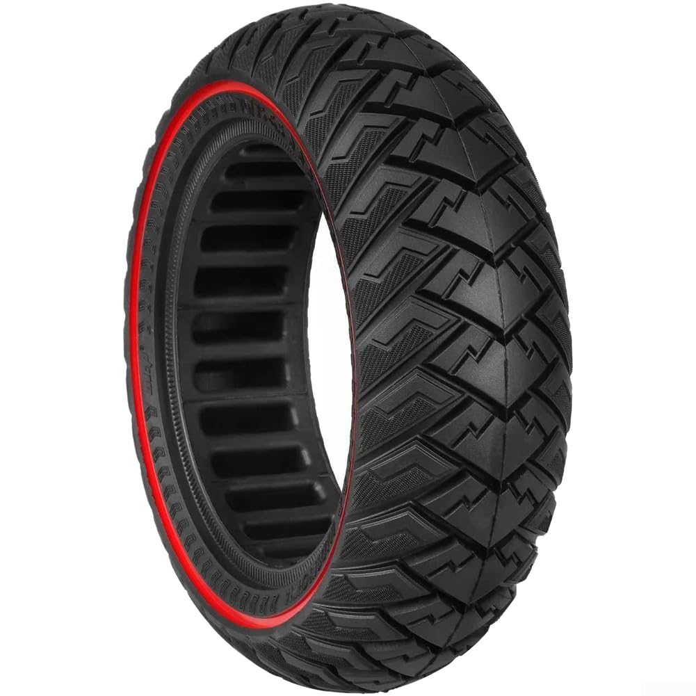 Pneu solide à motif d'ailes de 28 cm pour terrain accidenté