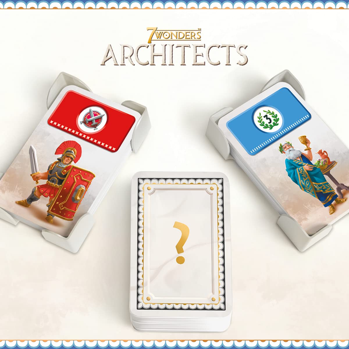 Asmodee - 7 Wonders Architects, Gioco da Tavolo, 2-7 Giocatori, 8+ Anni, Edizione in Italiano
