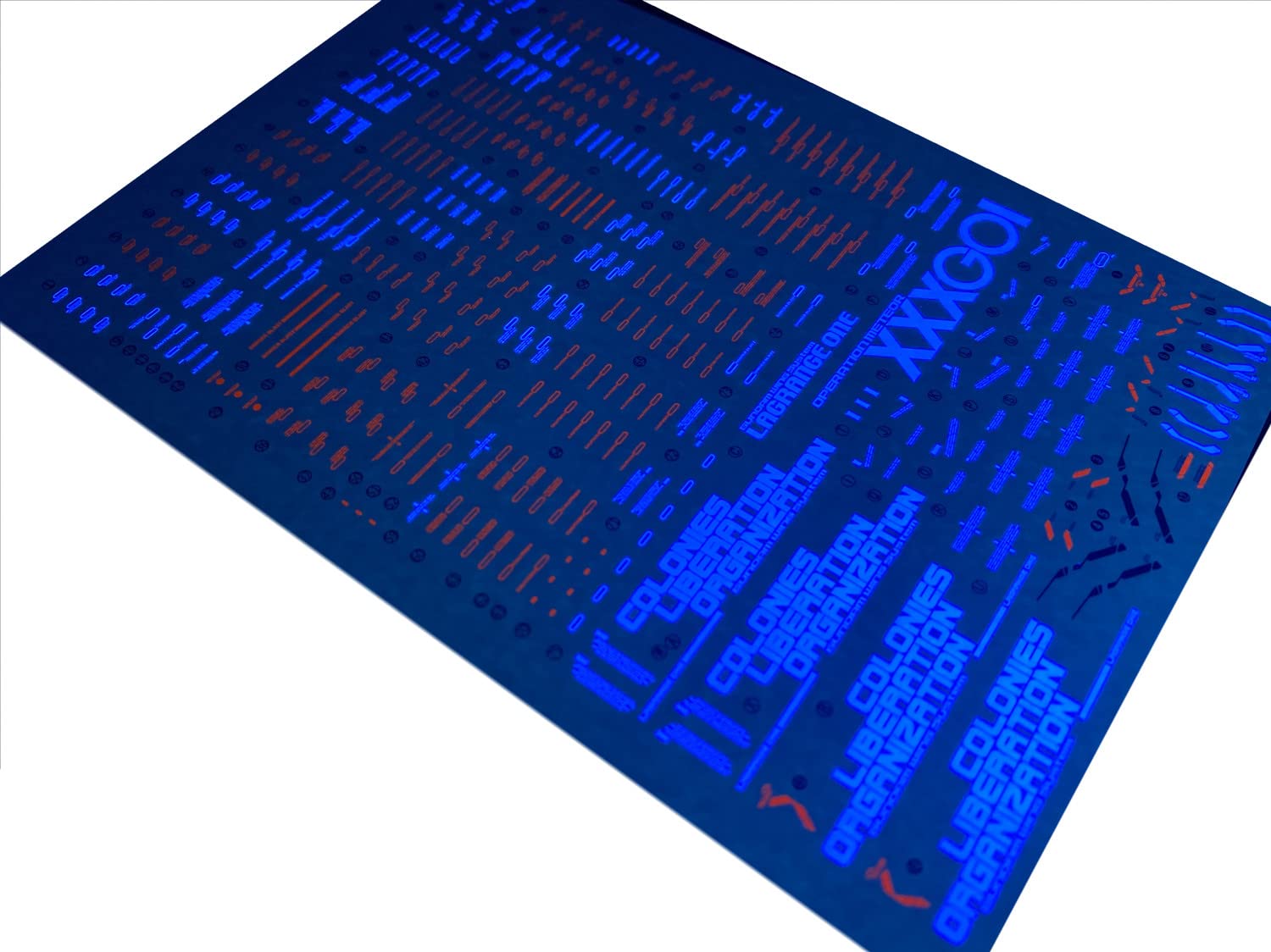 ANSAI High Precision Decals Fluorescent Water Decal for Hobby MG 1/100 Wing Zero EW Ver.Ka Model kit