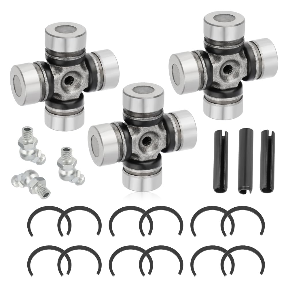 Juego de 3 crucetas eje de transmisión delantero y trasero para Polaris RZR 1000 900 800-4 Turbo RS1 Ranger Crew 1000 900 800 570 500 Diesel