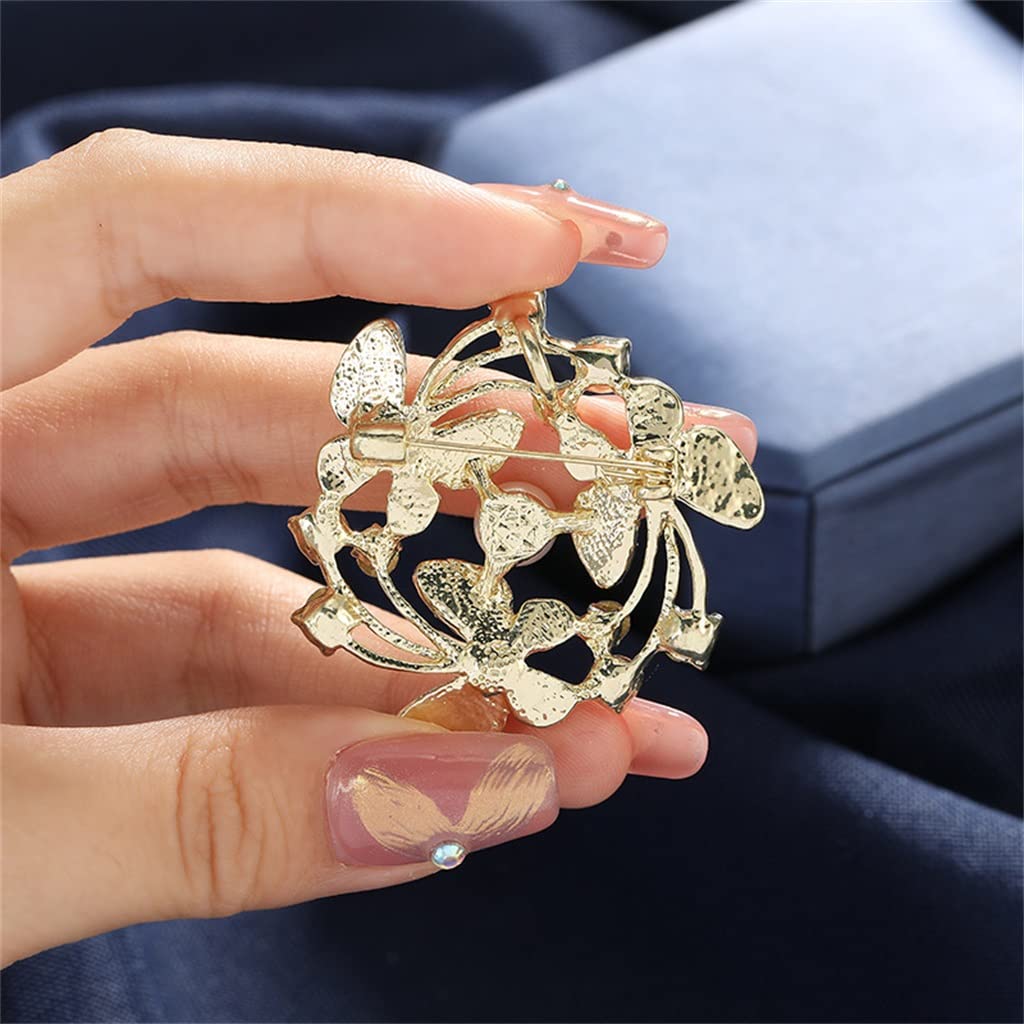 Accesorios para Mujer, Broche de Solapa con Accesorios envolventes de Mariposa de nicho, Cien con Accesorios