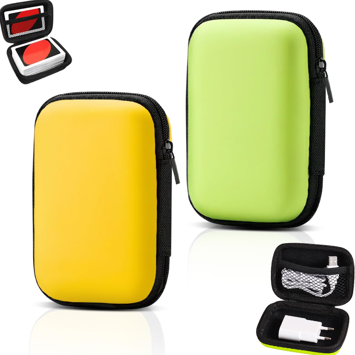 Boîte De Rangement Pour Cartes - Étui Protecteur Anti-Poussière Et Anti-Humidité - Fermeture Éclair - Idéal Enfants Et Adultes