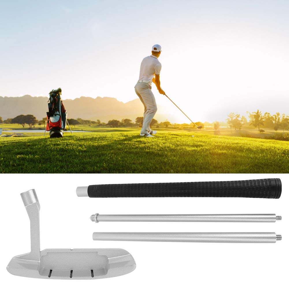 Putter Plegable de Cuatro Secciones para golfistas, para diestros o Zurdos de 89 cm, para práctica de Golf, Accesorio de Entrenamiento
