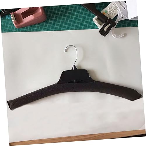 Miniatura 2 de TIDTALEO Juego de 20 perchas antideslizantes con cubierta de espuma para ropa, color negro