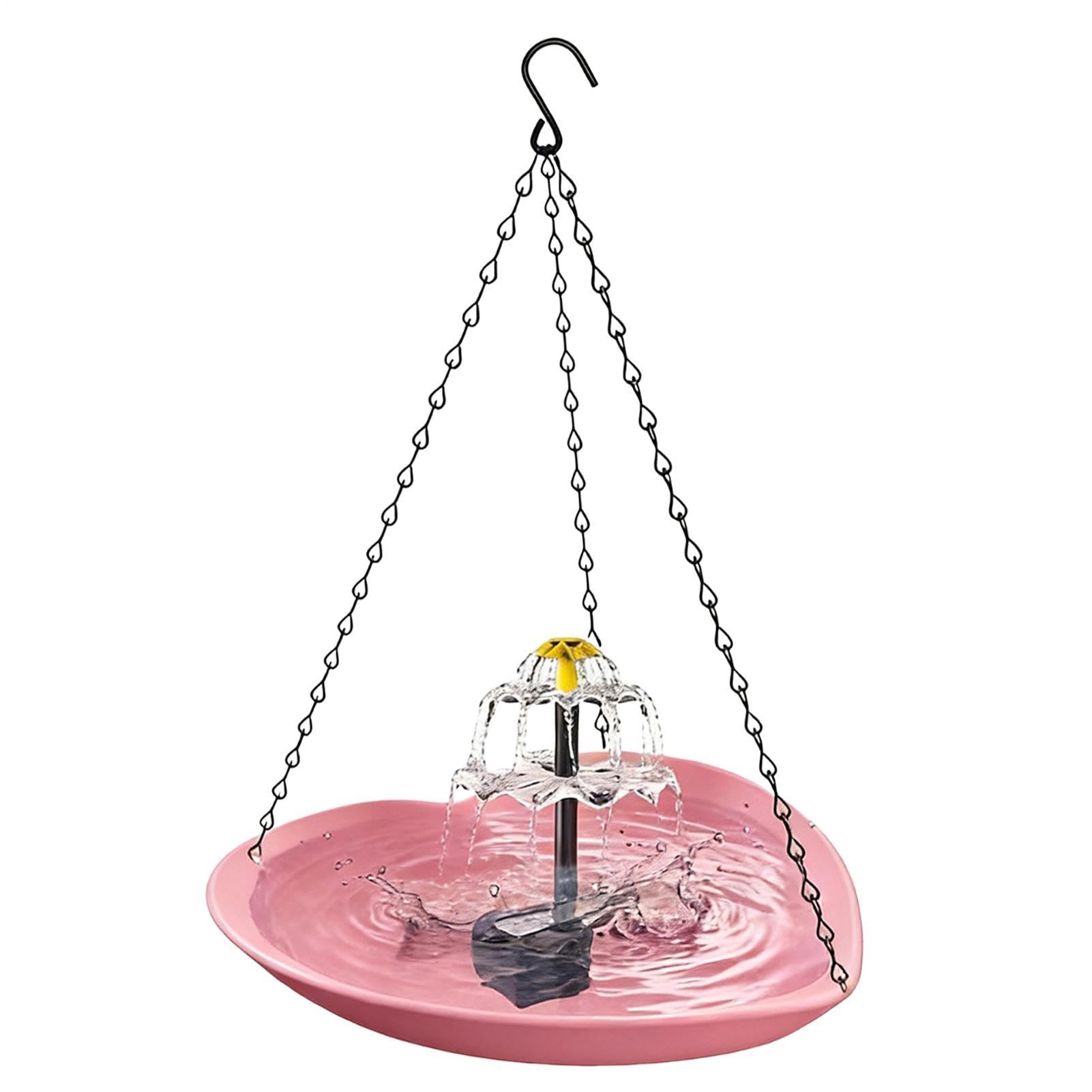 Baignoires pour oiseaux d'extérieur Forme cœur, résistant aux intempéries | Fontaine pour jardin avec bain d'oiseau Pour moineaux, perruches, inséparables, conures, calopsittes, pinsons, jardins,
