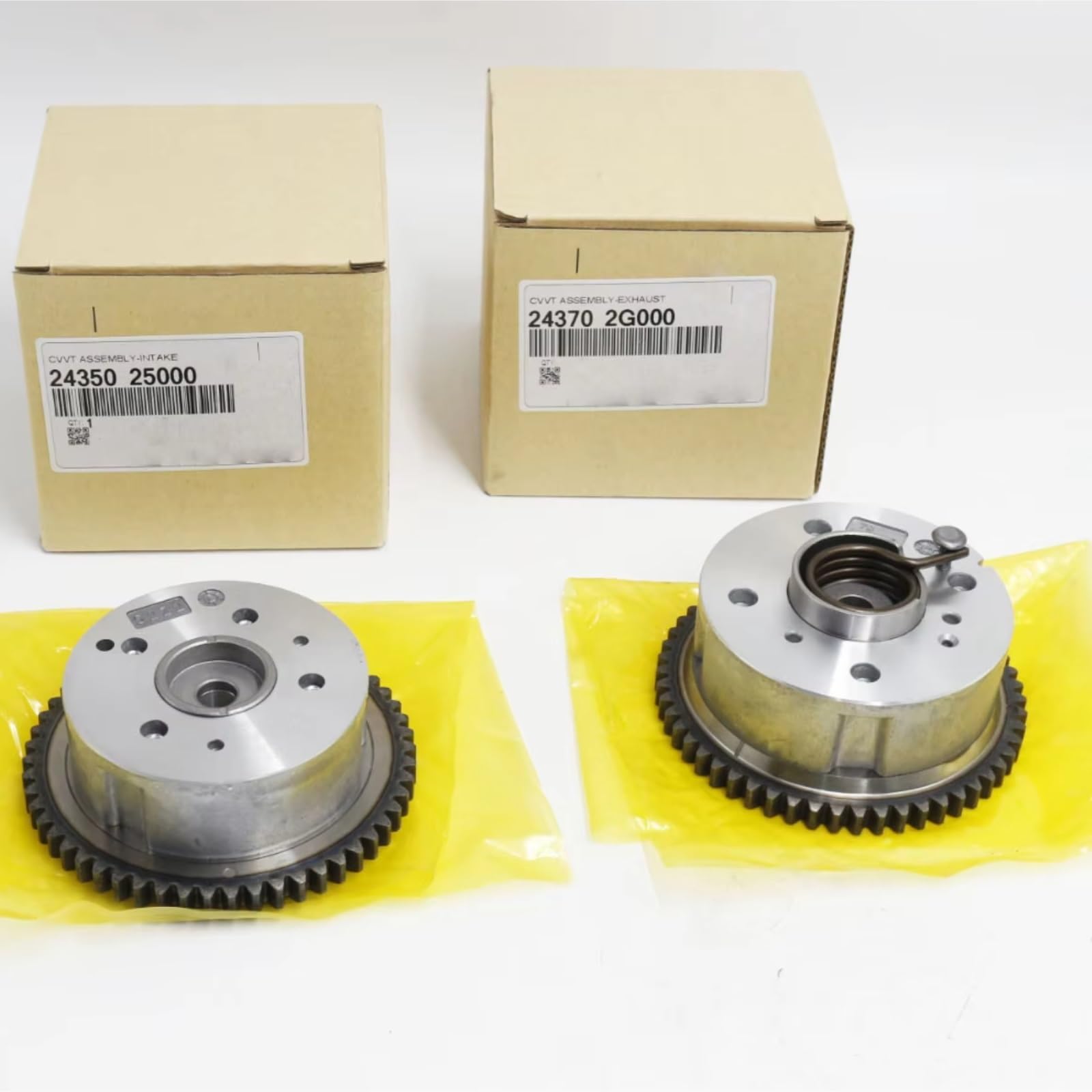 Compatible Con Hyundai Para SantaFe Para Tucson 24372G000 2435025000 Engranaje Árbol Levas Para Escape De Admisión CVVT Piezas Motor De Coche autopartes