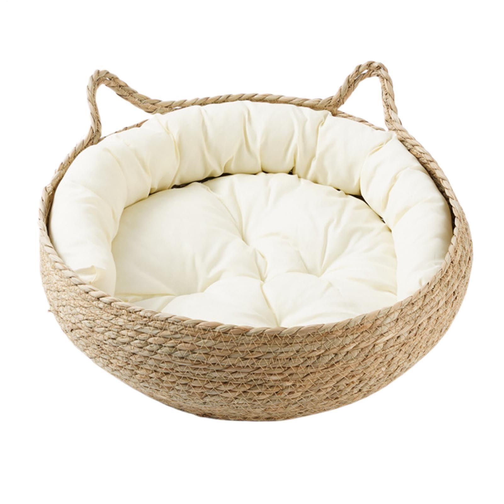 Cama tejida para gatos perfecta para colocar en el sofá o el escritorio