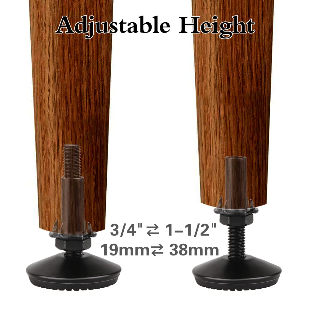 Buy 4 Set M10 Adjustable Leveling Feet, Tahikem Heavy Duty Height