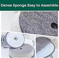 Vista 5 de 2 Pack Dish Brush with Soap Dispenser,Dish Scrubber Combination Set of a Nylon Bristles Dish Brush and a Scrub Sponge Dish Brush with Holder,Kitchen