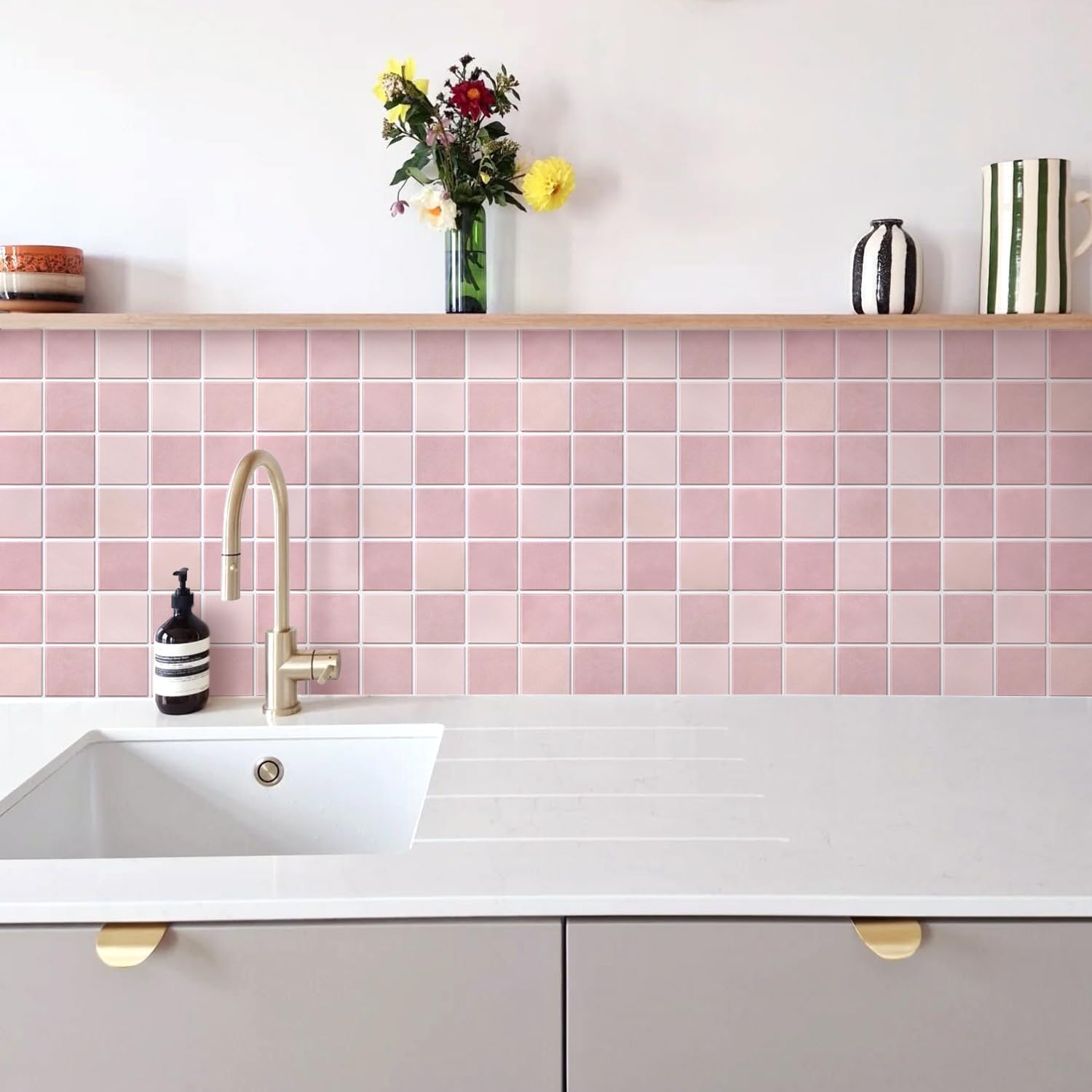 Commomy Peel and Stick Tile Backsplash - 10 pcs image 3