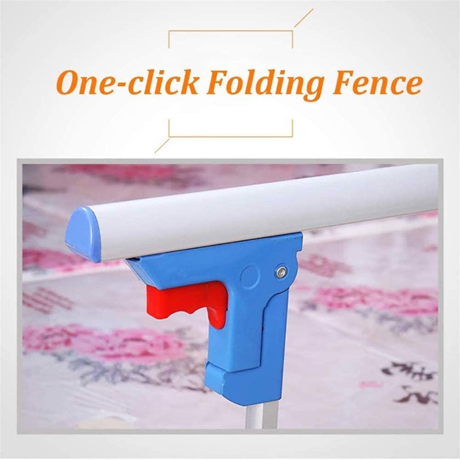 FBITE Sponda Letto Pieghevole di Sicurezza for Anziani Sponda Letto Pieghevole for Adulti for Ospedale/Casa, Maniglione Lungo