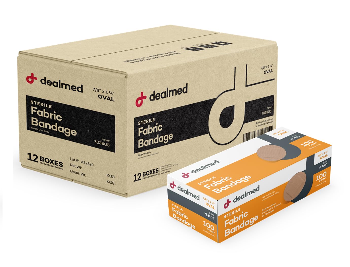 Dealmed Knuckle Adhesive Bandages - Latex Free Nonstick - 100 Count — Amazon image 13