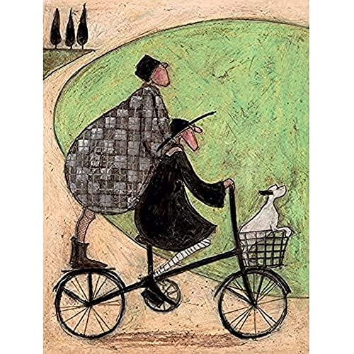 Sam Toft AFWDC90555 Toile Imprimée, Multicolore, 60 x 80 cm