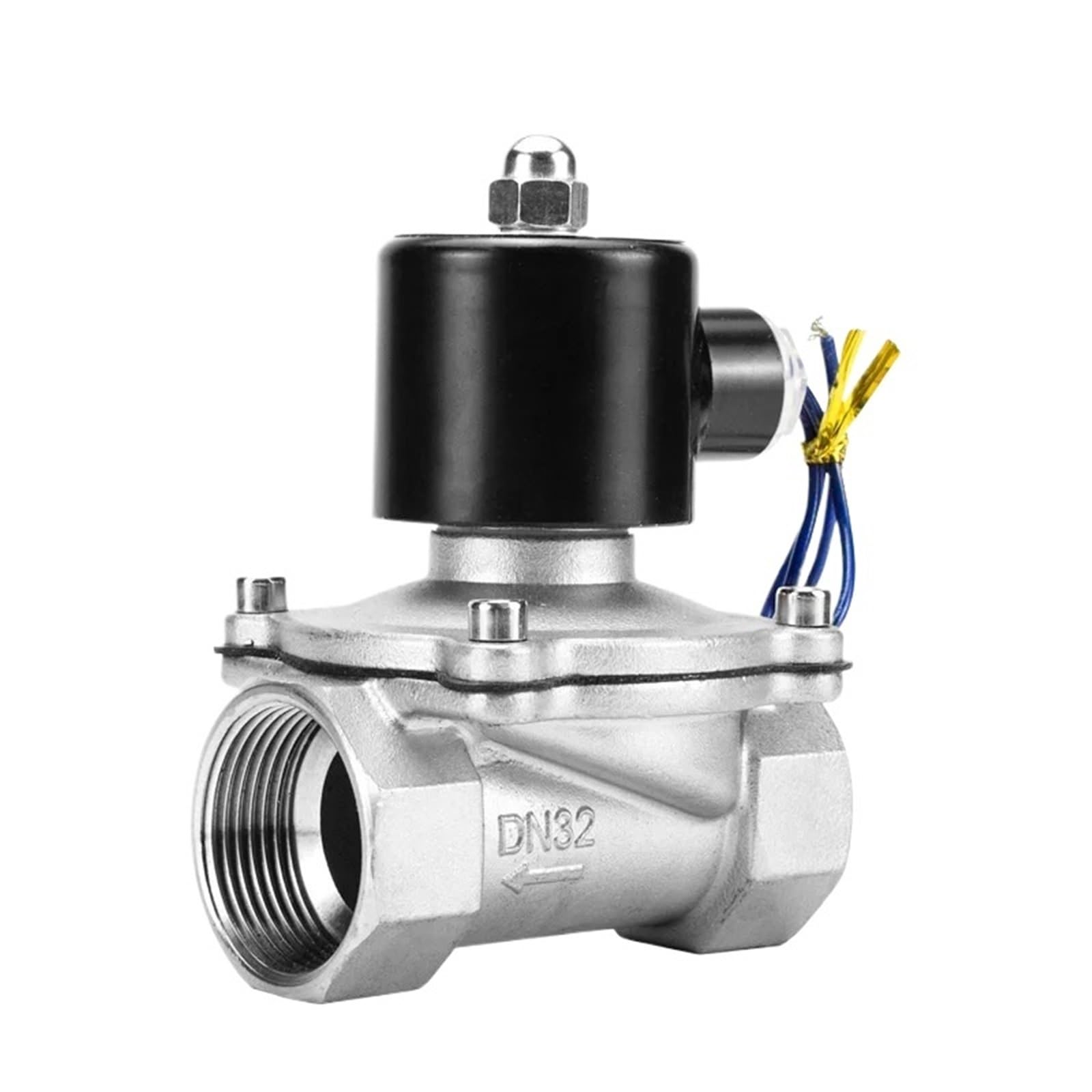 Razajrvbo Dn8 304 Stainless Steel Internal Thread Solenoid Valve Normally Closed(,Dc24v)