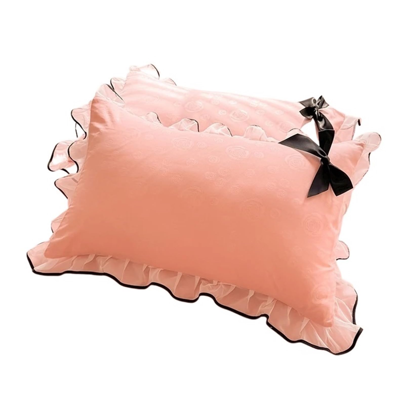 Taie d'oreiller en soie anti-friction et housse de coussin en dentelle pour protéger vos cheveux