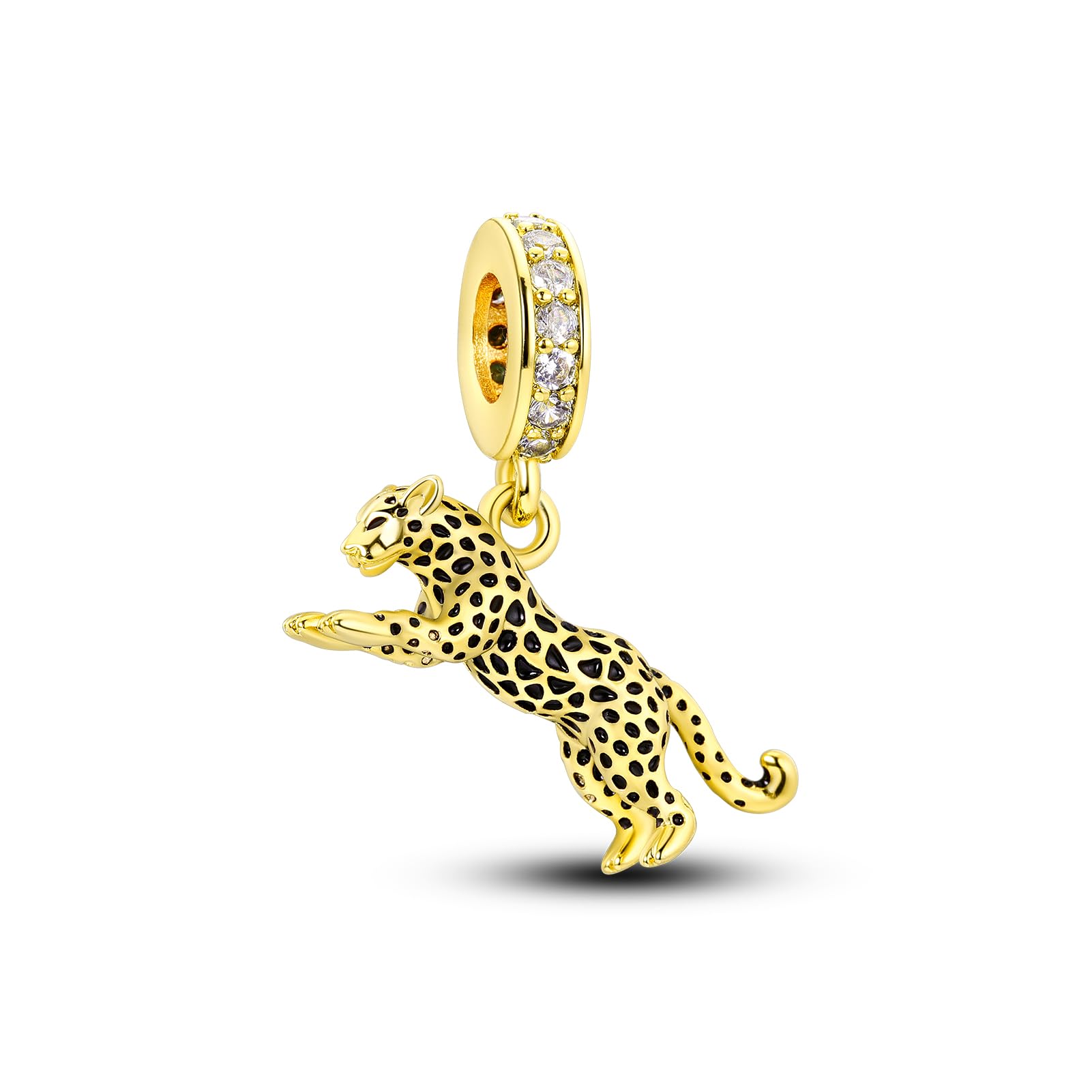 NUJIFFY Süße Tiere Charm 925 Sterling Silber Charms Anhänger für Armband Bär charm anhänger Hunde, Kompatibel mit Europäischen Armbändern für Frauen Schmuck Geschenk