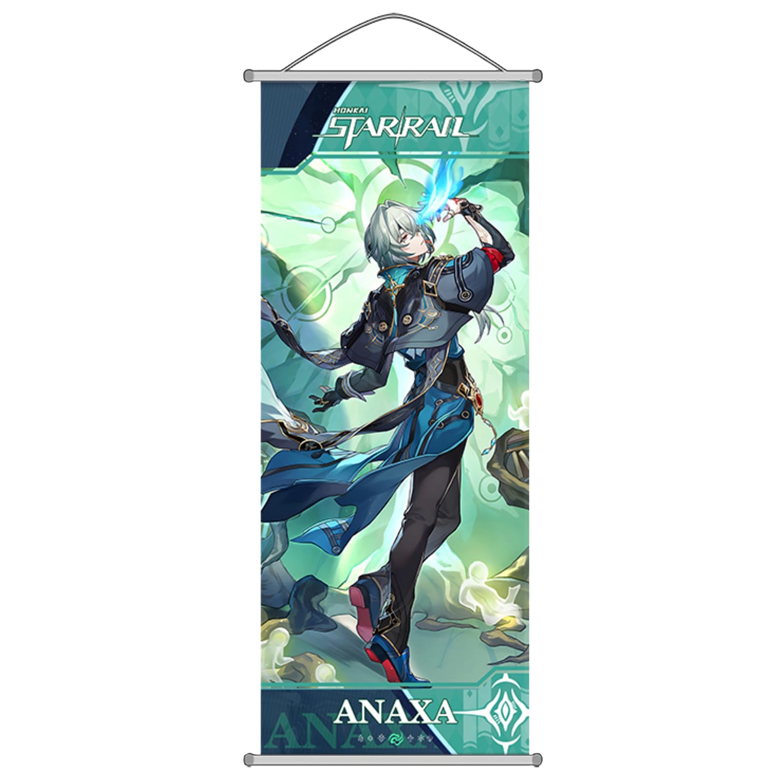 Honkai: Star Rail Scroll Poster for Indoor Décor(27.5 inch x 10 inch), Hanging Wall HD Printing Artistic Canvas Honkai: Star Rail Character Posters for Game lovers. (Aglaea