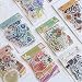 BLOUR 60 Stück/Los Paare Vintage Rose dekorative Klebeetikett Papier Aufkleber DIY Tagebuch Scrapbooking Siegel Aufkleber Briefpapier