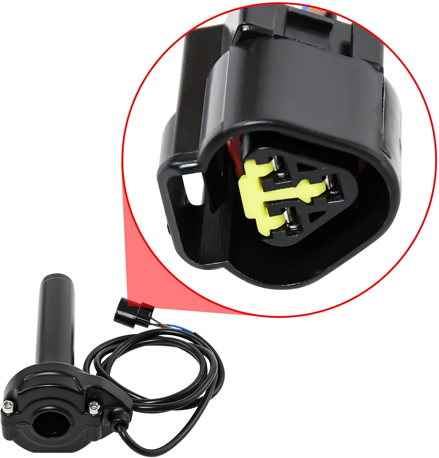 Electronic Throttle Accelerated Handlebar for Surron Light Bee X S Segway X160 X260,Easy Replacement Sur-Ron Parts Accessories for Off-Road Motorcycle Electric Dirt Bike Upgrade